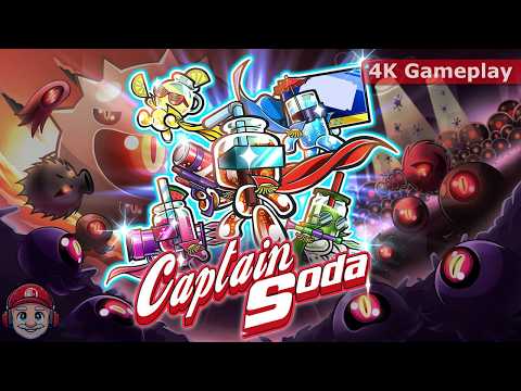 Captain Soda 4K Gameplay on Nintendo Switch and Nintendo Switch 2