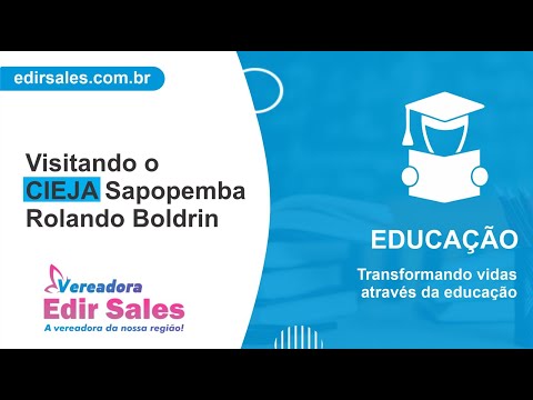 Visitando o CIEJA Sapopemba - Rolando Boldrin