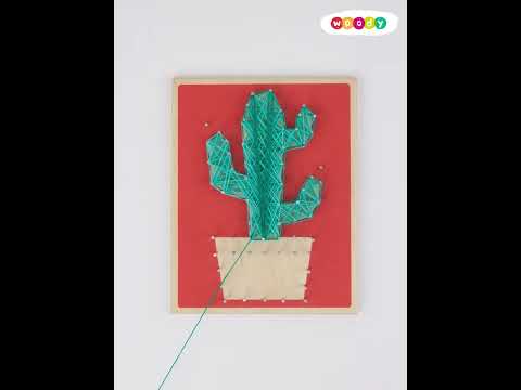 Миниатюра изображения товара Набор для творчества «изонить» Woody Цвик-Aрт. Кактус Мексика / 03298