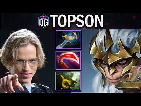 OG.TOPSON MONKEY KING WITH DESO AND ECHO SABRE - DOTA 2 7.29 GAMEPLAY