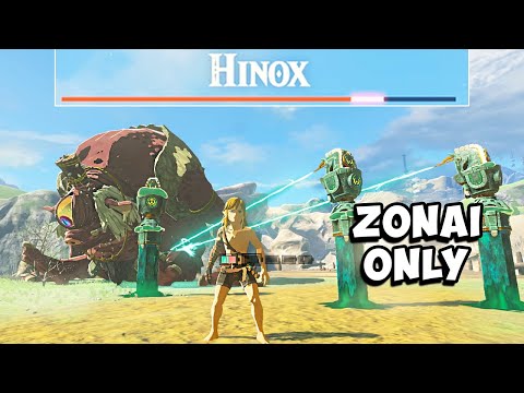 Using ONLY Zonai Devices to Beat Tears of the Kingdom