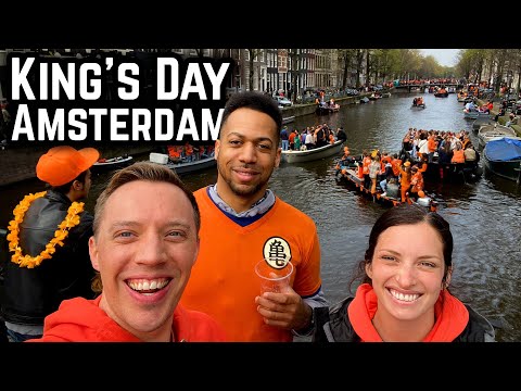 Kings Day Amsterdam | Kings Day Travelvlog | Amsterdam Netherlands Travelvlog