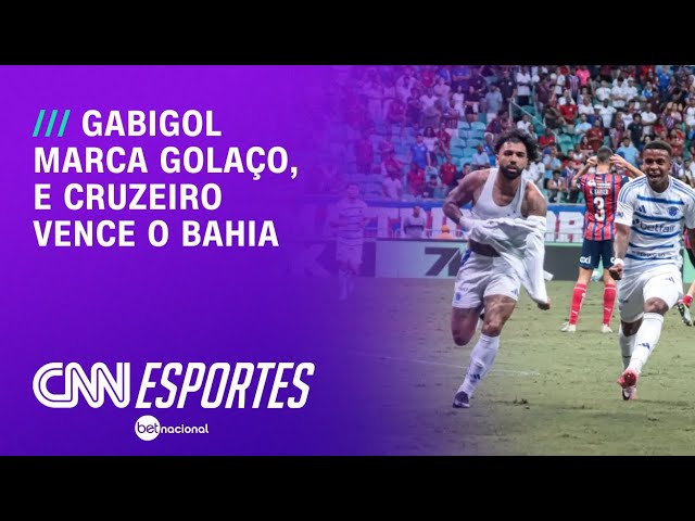 Gabigol marca golaço, e Cruzeiro vence o Bahia pelo Brasileirão | CNN NOVO DIA