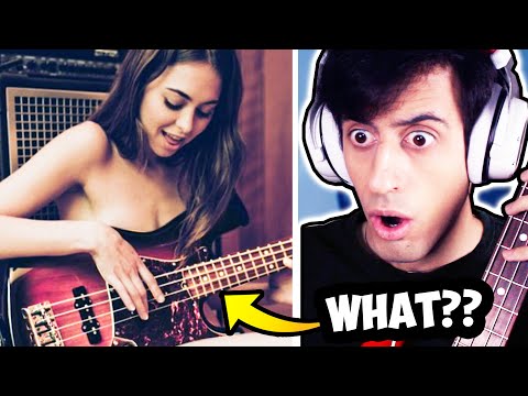 Thumbnail for Riley Reid Plays BASS?? by soo