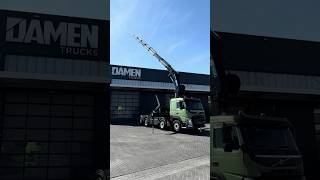 تریلی دارای بالابر قلابی Volvo FM 420 FM 420 8x4 HMF 5020 K8 + Joab Haakarm containersysteem | تصویر 4 - Autoline