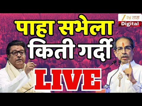 Shivaji Park ShivSenaUBT- MNS Sabha LIVE | 20 वर्षानंतर ठाकरे एकत्र; शिवाजी पार्कात गर्दी किती?