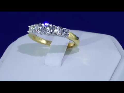 FIVE STONE DIAMOND RING