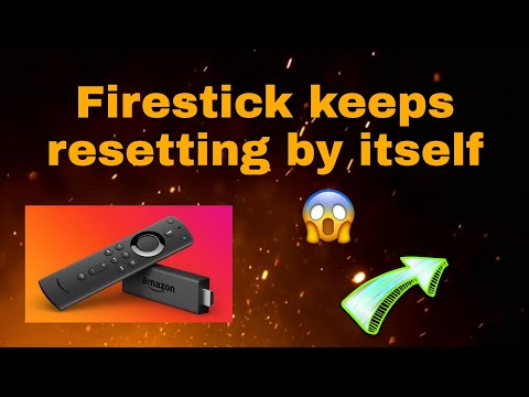 Firestick keeps resetting by itself