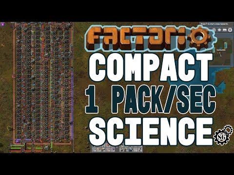 FACTORIO 0.16 | Compact 1 Pack/Second Science - Episode 13