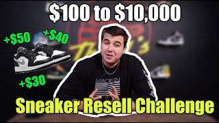 $100 to $10,000 Sneaker Resell Challenge | Episode 11 | San Francisco Finds | The 1s Sneakers