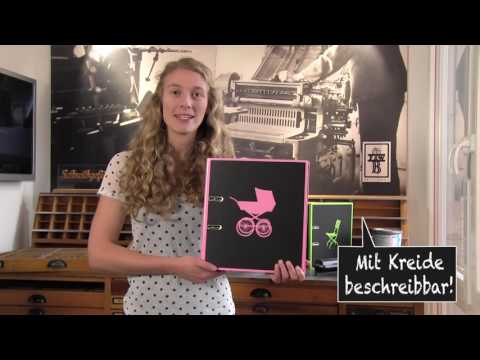 Aktenordner mit Tafelbeschichtung von Schreibgefühl.de