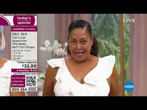 Tan Luxe Supersize The Body Light/Medium Illuminating Se...