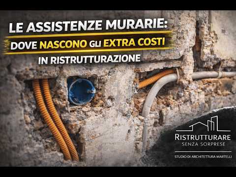 Le assistenze murarie: dove nascono gli extra costi in ristrutturazione
