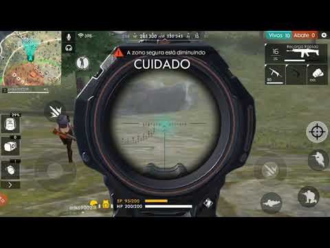 Jogando free Fire com Eric