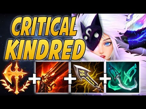 CRIT KINDRED IS BROKEN! BEST BUILD TO CLIMB LOW ELO? | 9.8 Kindred Vs. Hecarim - League Of Legends