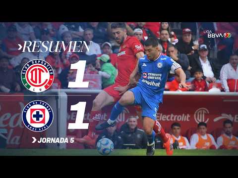 TOLUCA 1-1 CRUZ AZUL | Empate entre equipazos | Con México C26