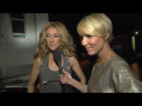 Celine Dion & crew - Backstage Interview at the SUR LES PLAINES CONCERT (2008) [HD]