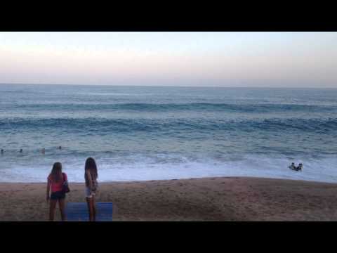 Olas gigantes y peligrosas en Blanes / Huge and dangerous waves / Vagues énormes et dangereuses