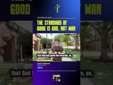 The Standard of Good is God, Not Man
