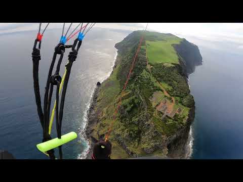 130 km fly in Azores! Paragliding in 4k