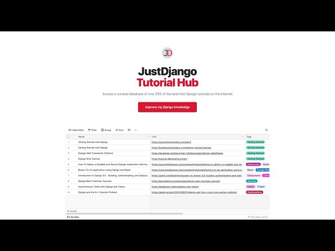 Announcing the Django Tutorial Hub thumbnail