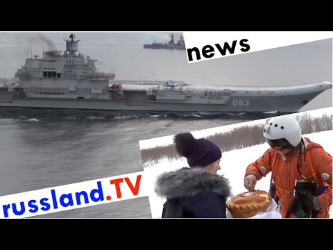 Russischer Flugzeugträger wieder daheim [Video]