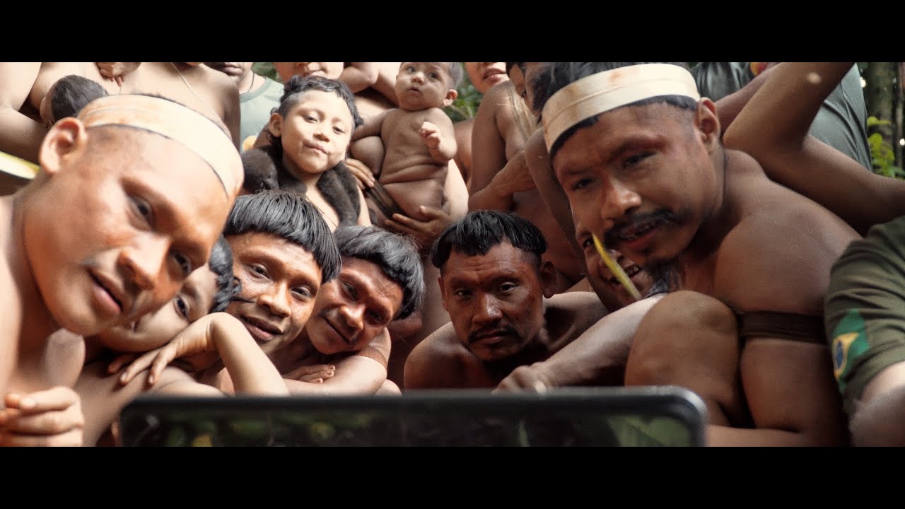 An indigenous man is seen