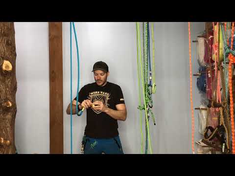 Installing the Petzl Zig Zag on a rope