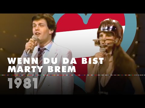 WENN DU DA BIST - MARTY BREM (Austria 1981 – Eurovision Song Contest HD)