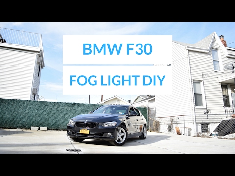 How to install Fog lights! BMW F30 (DIY)