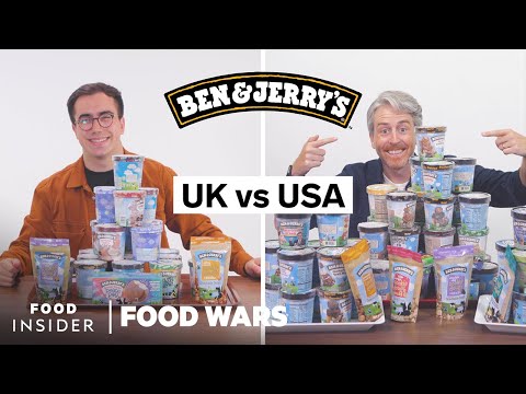 US vs UK Ben & Jerry's | Food Wars