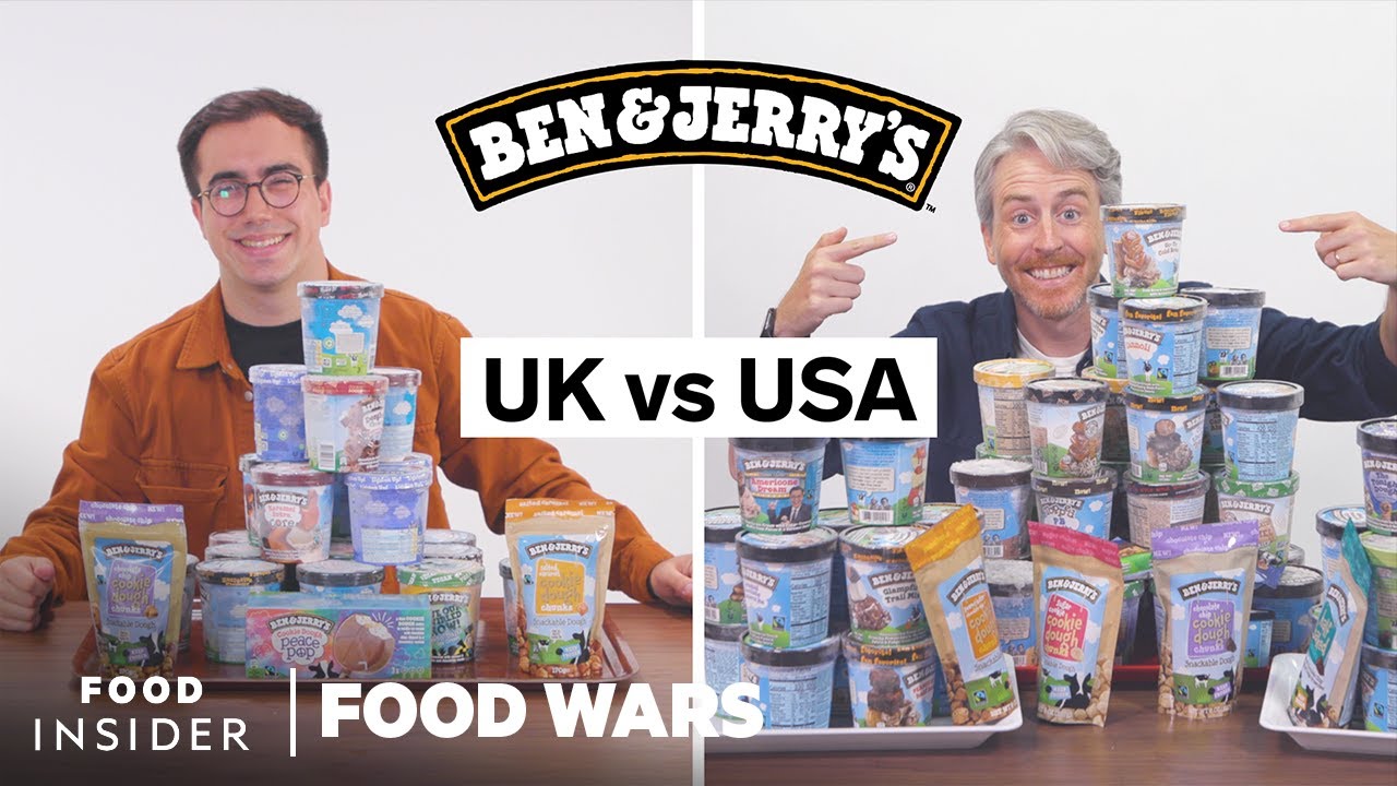 US vs UK Ben & Jerry's | Food Wars