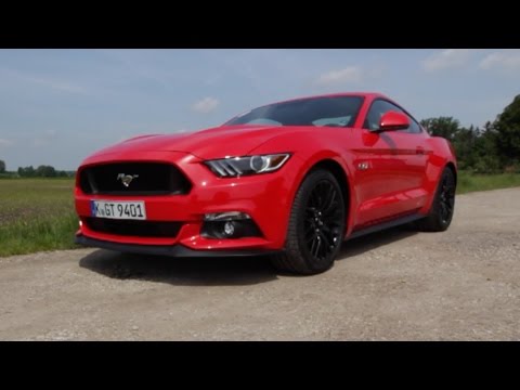 Ford Mustang GT V8 2015 and EcoBoost Test Drive Fahrbericht Review (Deutsch/German)