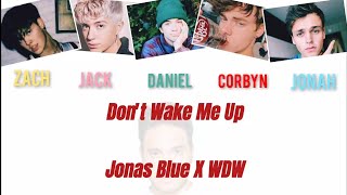Jonas Blue, Why Don&#39;t We - Don&#39;t Wake Me Up [ colour-coded lyrics ]