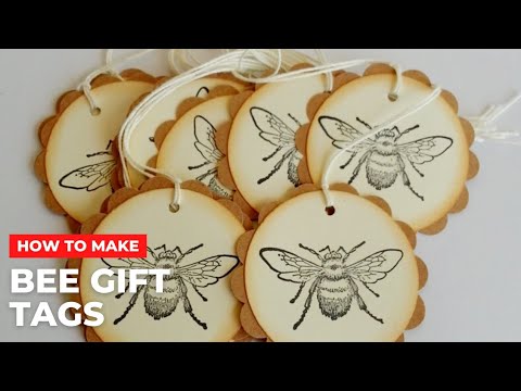 Effortless Bee Gift Tags For Special Occasions