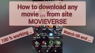 How to download any movie ,web series .💯%working