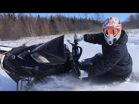 Snowmobiling in Minnesota (Sub-Zero Temps)