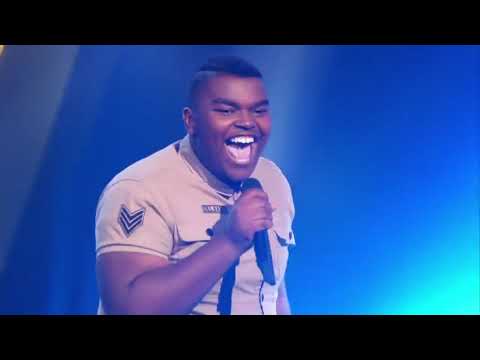 Roemillo Baumgard sings “Uptown Funk” by Mark Ronson ft. Bruno Mars (Netherlands, 2017)