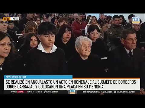 Tragedia aérea en Valle Fértil: homenajearon a Jorge Carbajal en Angualasto