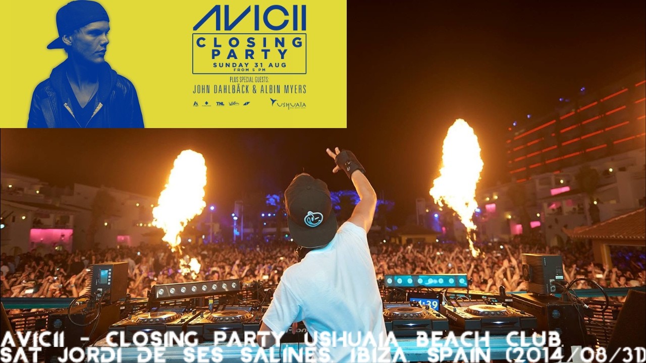 Avicii @ Closing Party, Ushuaïa Beach Club, Sat Jordi de Ses Salines, Ibiza, Spain (2014/08/31)