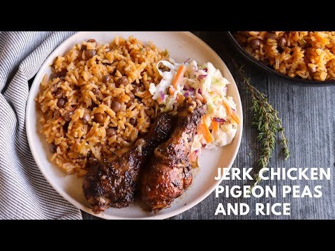 JERK CHICKEN, PIGEON PEAS AND RICE | Jehan Can Cook
