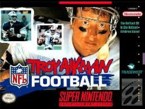 Super Nintendo Longplay - Troy Aikman NFL Football