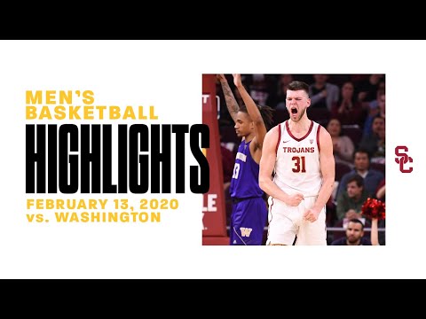 Men's Basketball: USC 62, UW 56 - Highlights (2/13/20)