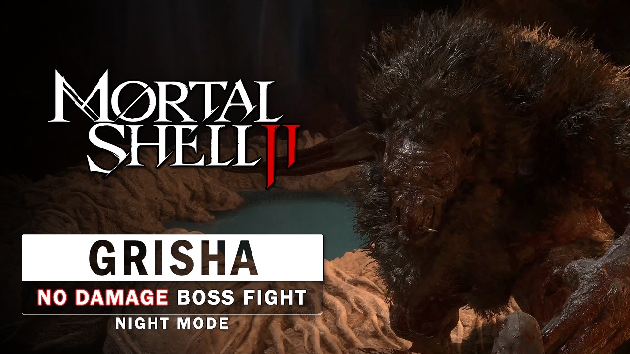 Mortal Shell 2 - Grisha Boss Fight (No Damage / Night Mode)