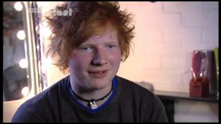 Ed Sheeran (first TV interview before he was famous)