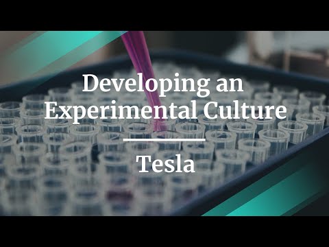 Webinar: Developing an Experimental Culture by Tesla PM, Wyatt Thompson