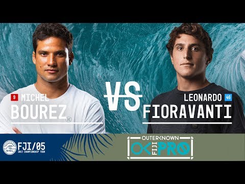 Michel Bourez vs. Leonardo Fioravanti - Quarterfinals, Heat 2 - Outerknown Fiji Pro 2017