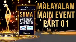 SIIMA 2016 - Malayalam Main Event  Part 01