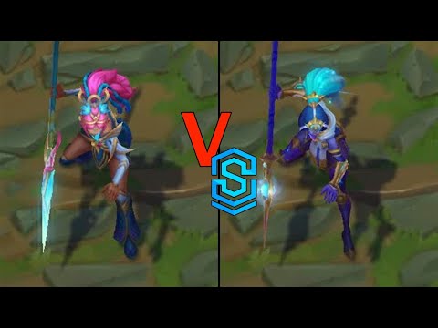 Spirit Blossom Nidalee VS Cosmic Huntress Nidalee