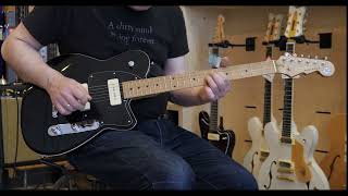 Video thumbnail for Reverend Charger 290 midnight black by The Guitar bar